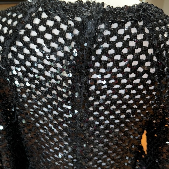 Vintage sequined sweater top - Picture 5 of 8